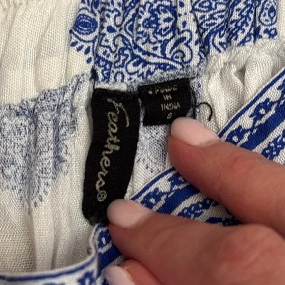 Flowy and lightweight wide leg beach cover up pants size xs - Picture 10 of 13